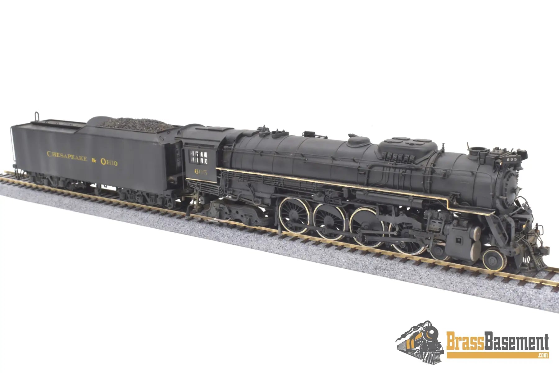 Ho Brass - Omi C&O Chesapeake & Ohio J - 3A 4 - 8 - 4 Custom Paint Steam