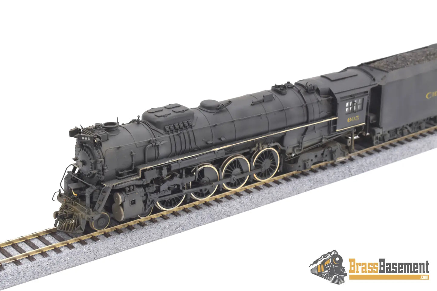 Ho Brass - Omi C&O Chesapeake & Ohio J - 3A 4 - 8 - 4 Custom Paint Steam