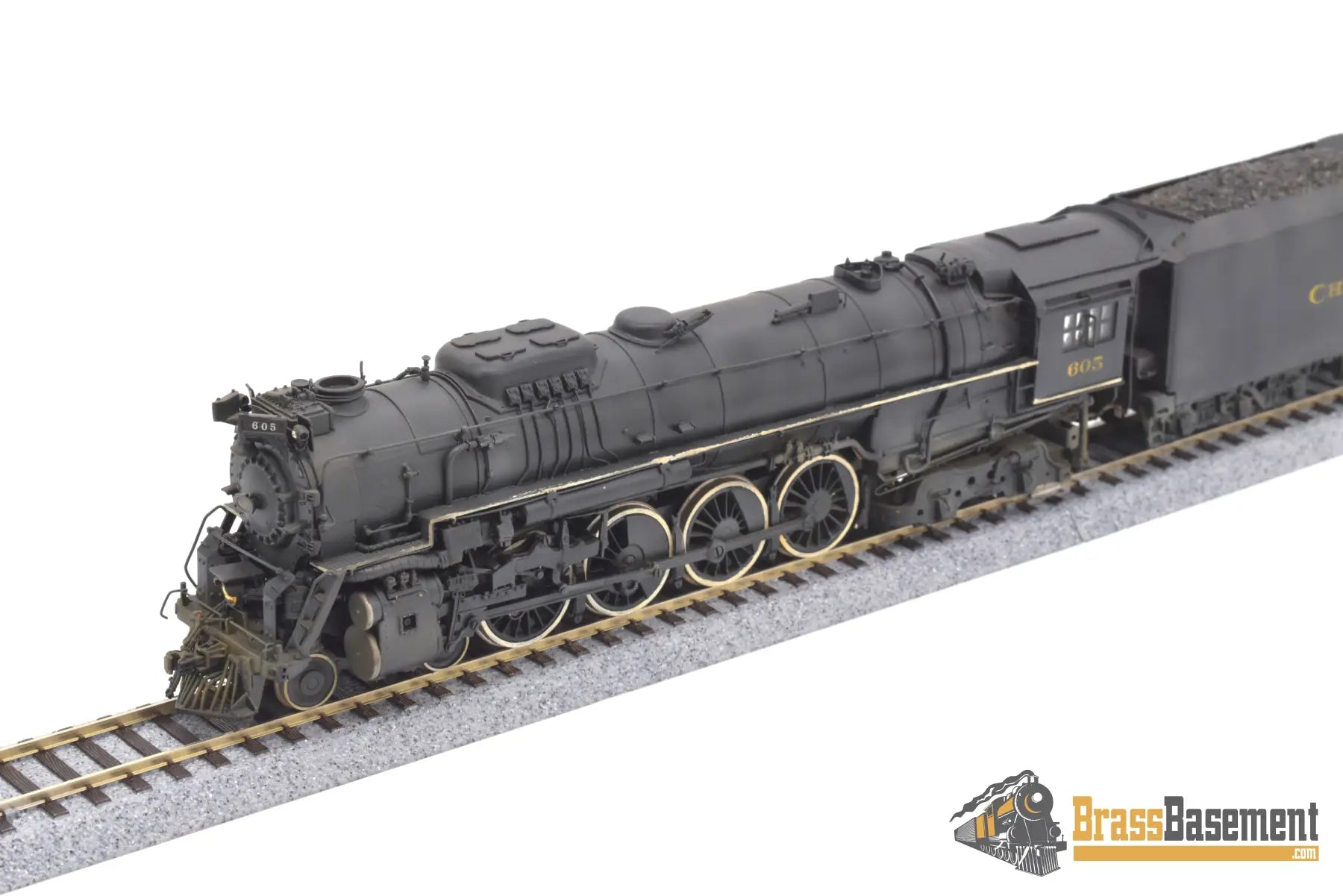 Ho Brass - Omi C&O Chesapeake & Ohio J - 3A 4 - 8 - 4 Custom Paint Steam