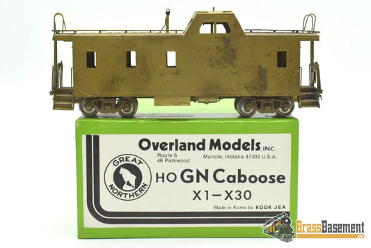 HO Brass - OMI Great Northern GN Streamlined Caboose X-1/30 Caboose - Unpainted Mint Caboose