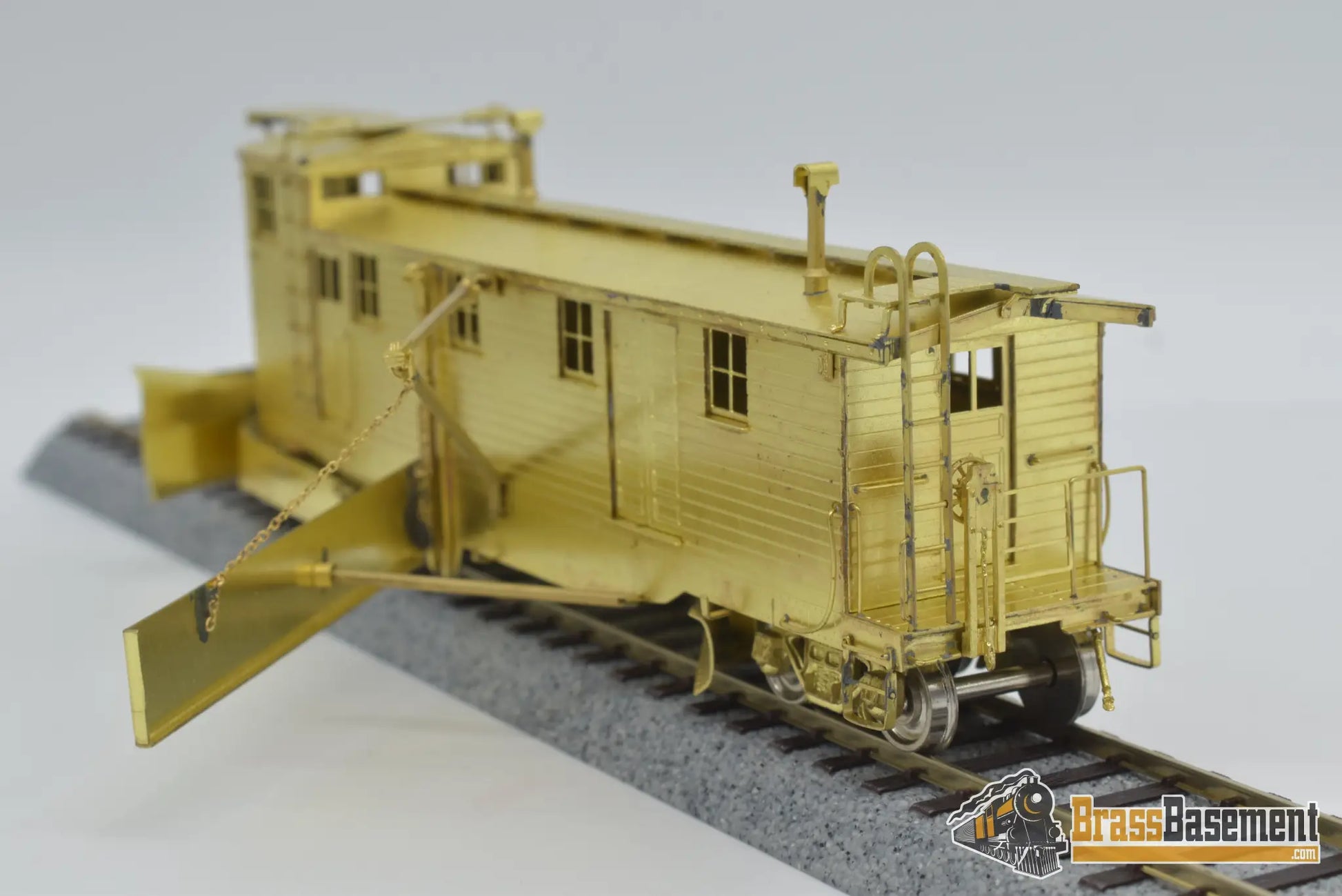 Ho Brass - Omi Great Northern Snow Dozer Mint / Ajin Freight