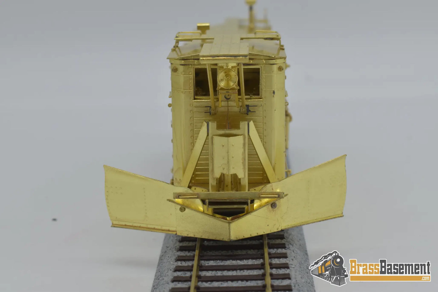 Ho Brass - Omi Great Northern Snow Dozer Mint / Ajin Freight