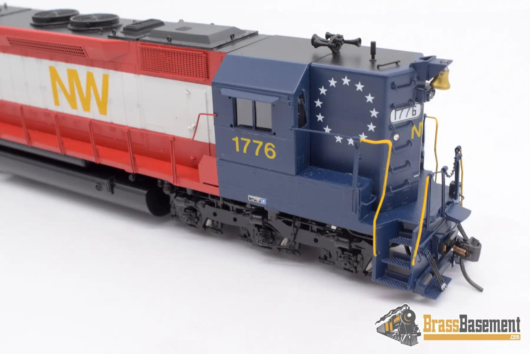 Ho Brass - Omi N&W 1776 Sd45 Bicentennial Factory Paint