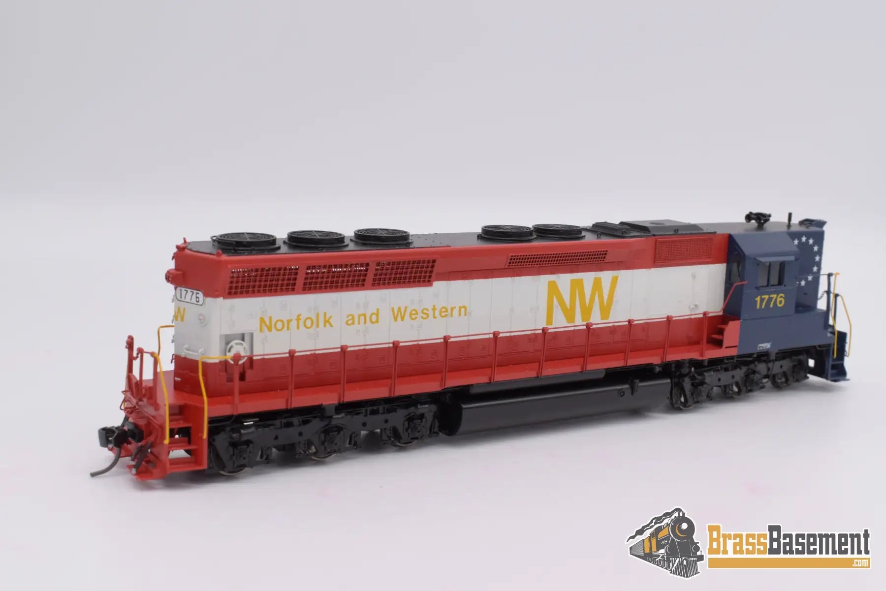 Ho Brass - Omi N&W 1776 Sd45 Bicentennial Factory Paint