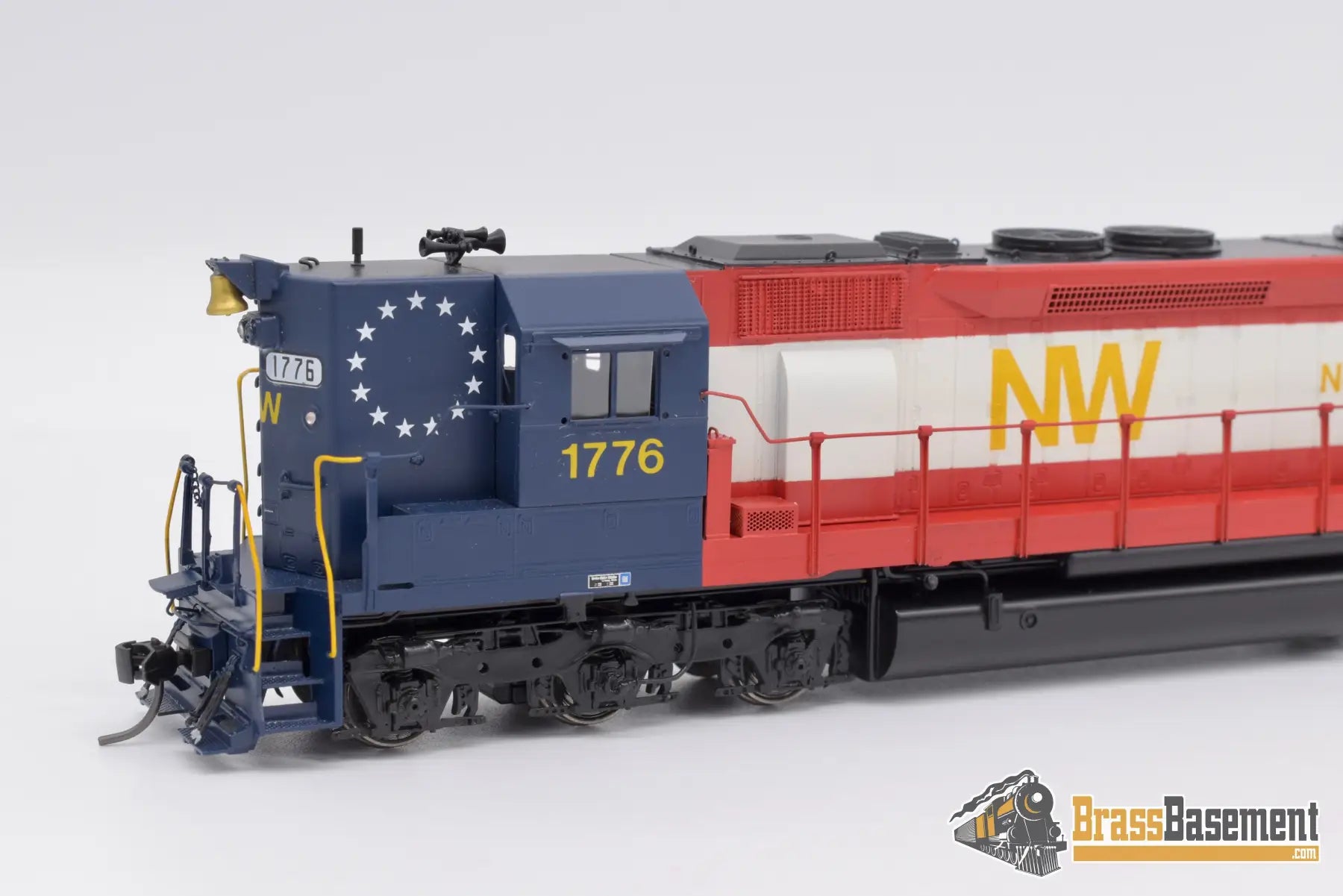 Ho Brass - Omi N&W 1776 Sd45 Bicentennial Factory Paint