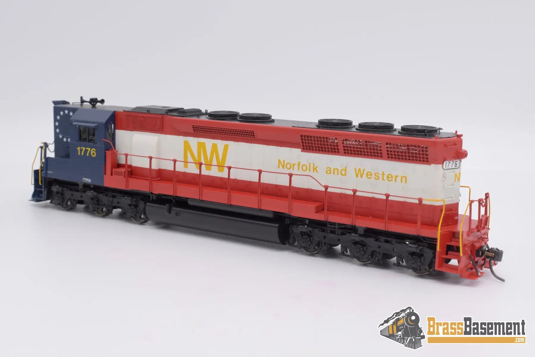Ho Brass - Omi N&W 1776 Sd45 Bicentennial Factory Paint