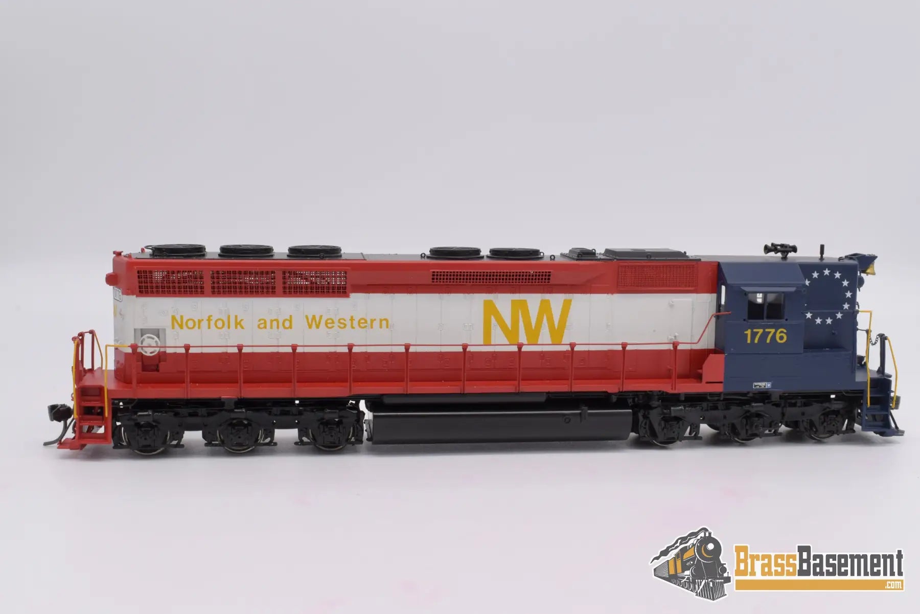Ho Brass - Omi N&W 1776 Sd45 Bicentennial Factory Paint