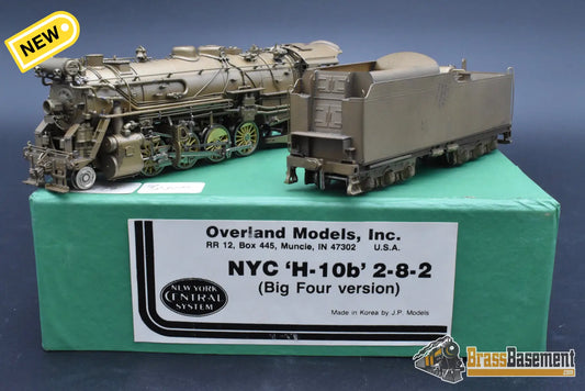 HO Brass - OMI New York Central NYC Big Four Version H-10b Mikado - Unpainted - AS-IS Steam