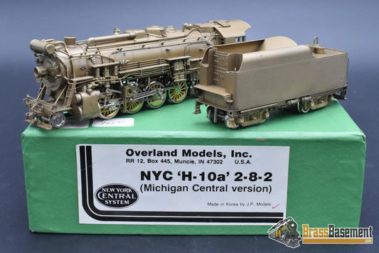 HO Brass - OMI New York Central NYC Michigan Central H-10a Mikado - Unpainted - AS-IS Steam