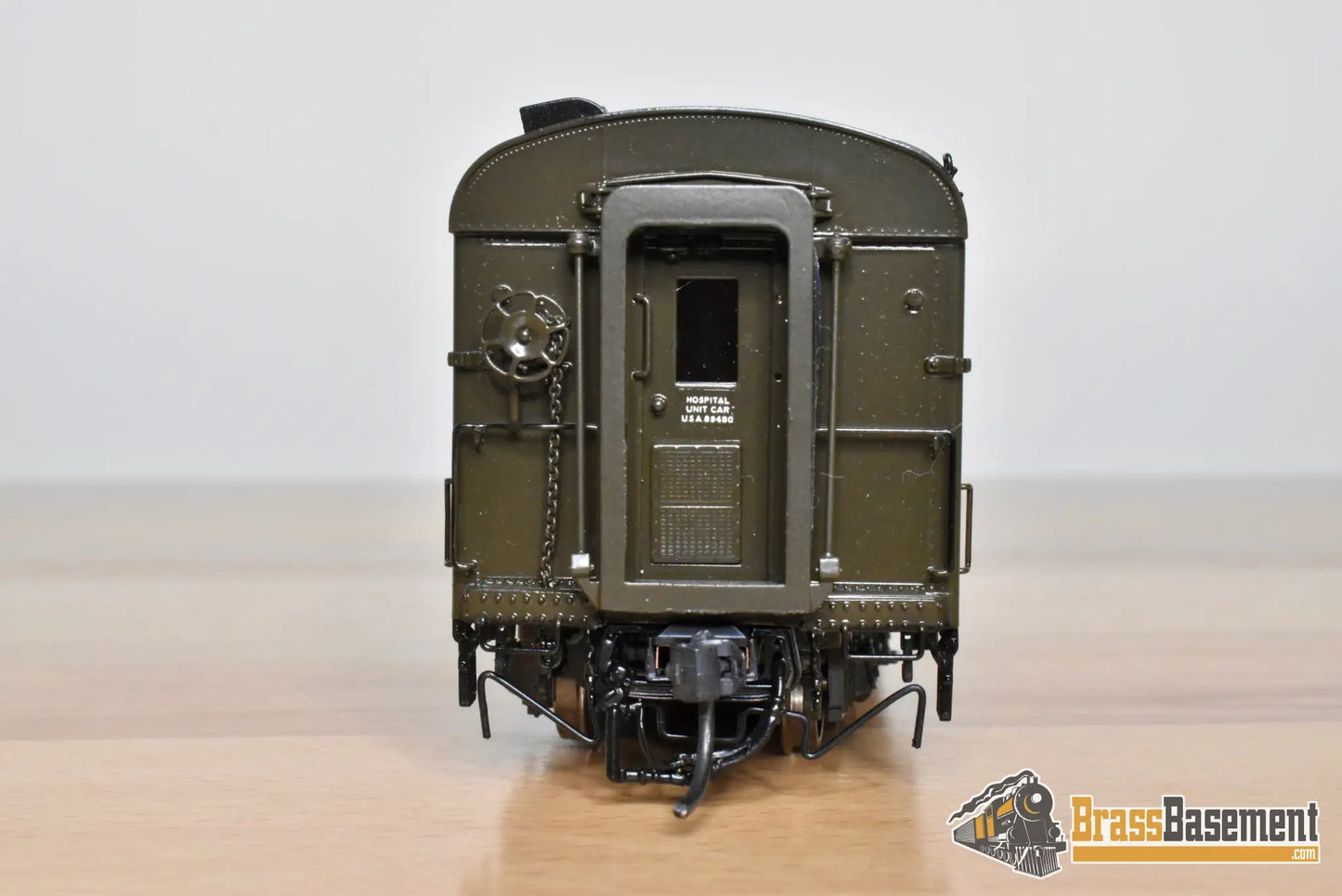 HO Brass - OMI Overland AF-1038-1 US Army Hospital Car #89436 - FP Mint - Passenger