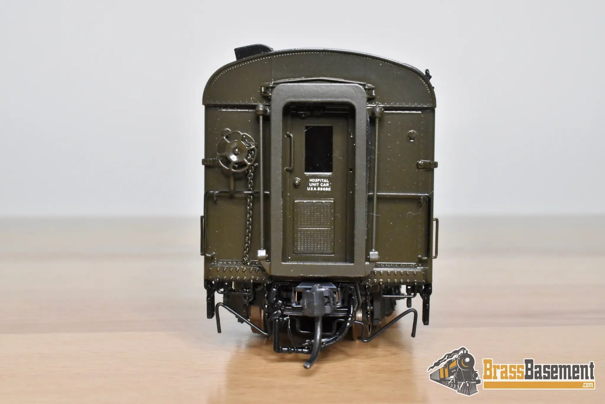 HO Brass - OMI Overland AF-1038-1 US Army Hospital Car #89436 - FP Mint - Passenger