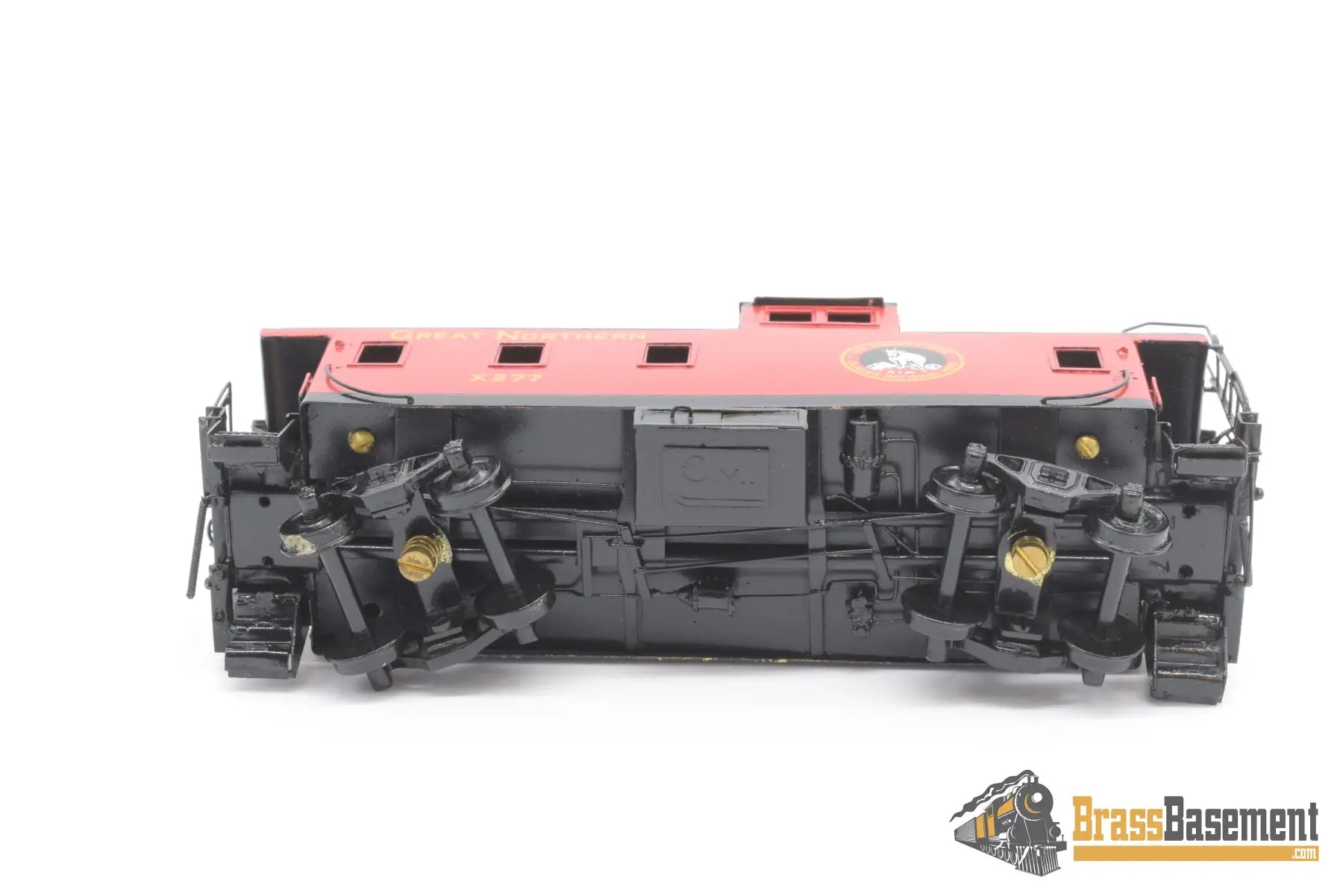Ho Brass - Omi Overland Great Northern Caboose Custom Painted