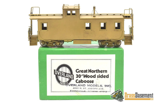Ho Brass - Omi Overland Models Great Northern Gn 30’ Wood Sided Caboose