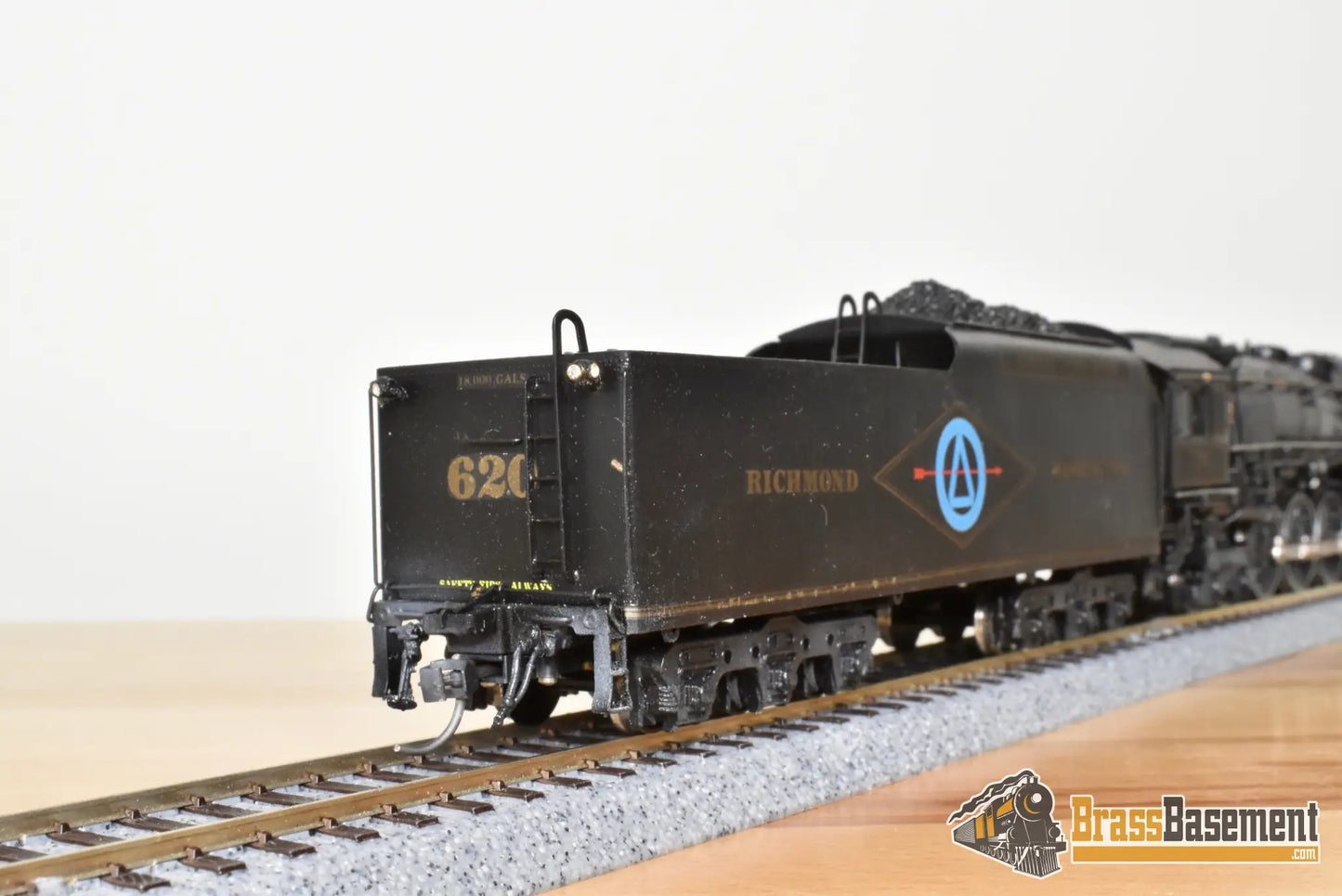 HO Brass - OMI RF&P Richmond Fredericksburg & Potomac 4-8-4 #620 ’George Wythe’ - C/P - Steam