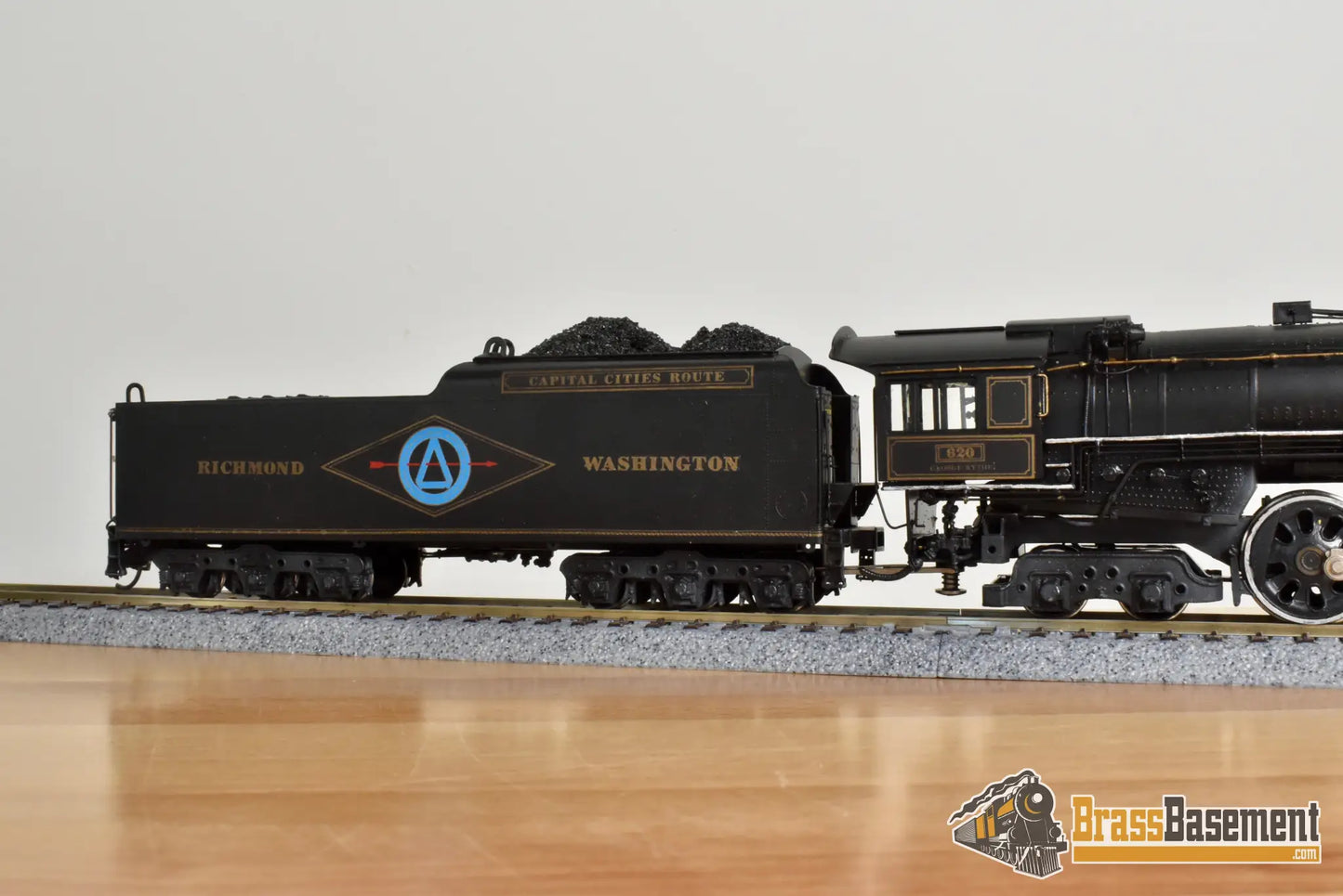 HO Brass - OMI RF&P Richmond Fredericksburg & Potomac 4-8-4 #620 ’George Wythe’ - C/P - Steam