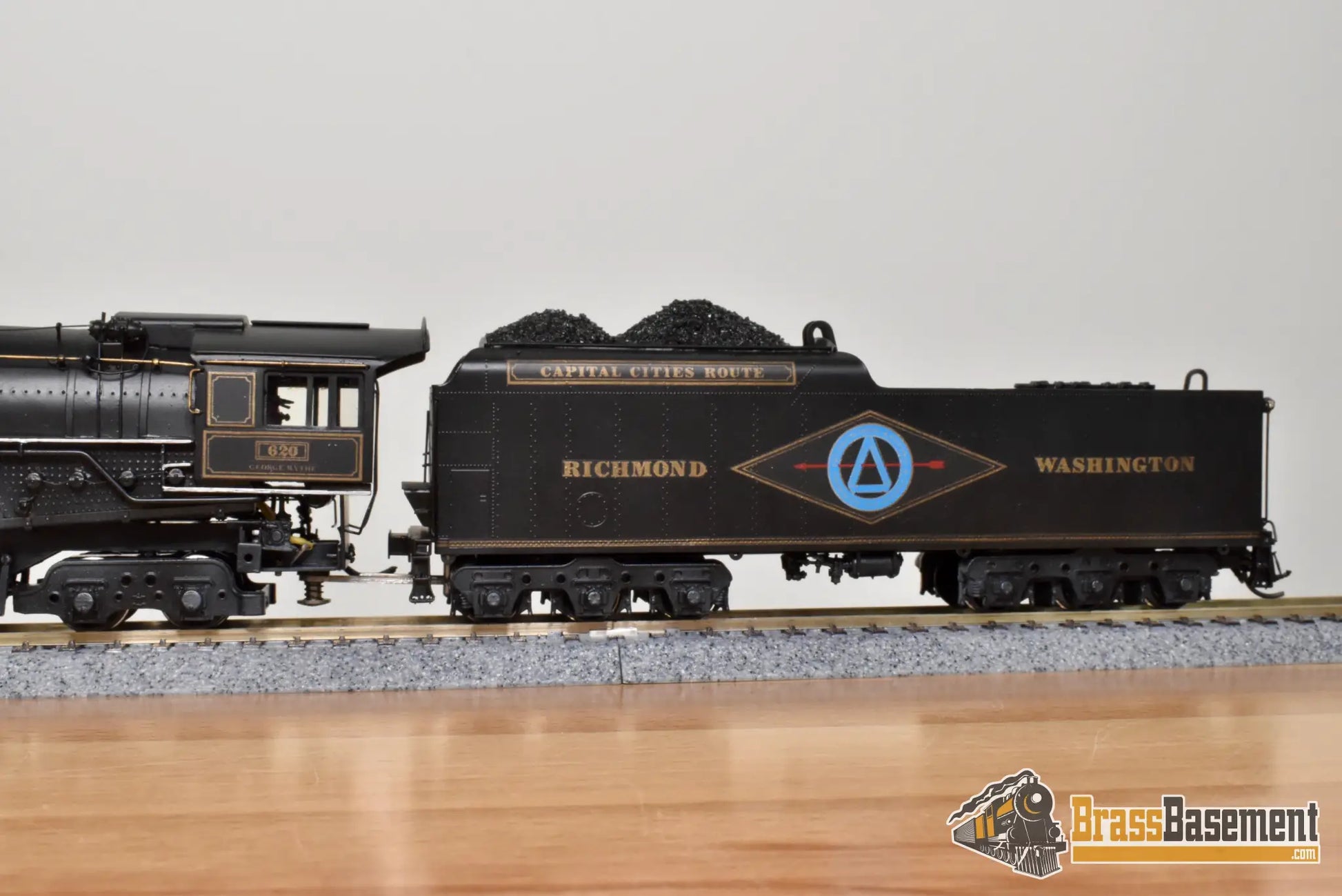 HO Brass - OMI RF&P Richmond Fredericksburg & Potomac 4-8-4 #620 ’George Wythe’ - C/P - Steam