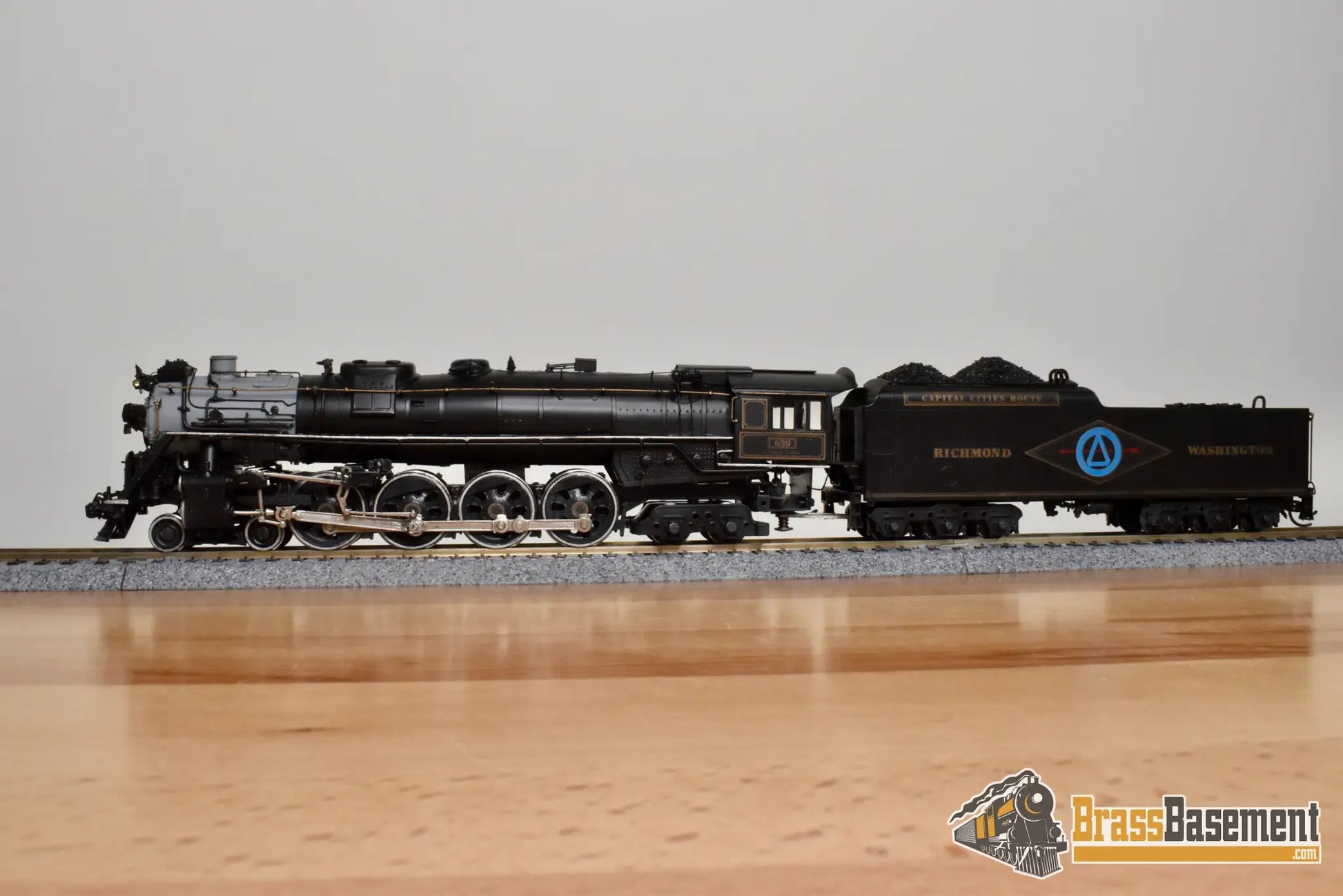 HO Brass - OMI RF&P Richmond Fredericksburg & Potomac 4-8-4 #620 ’George Wythe’ - C/P - Steam
