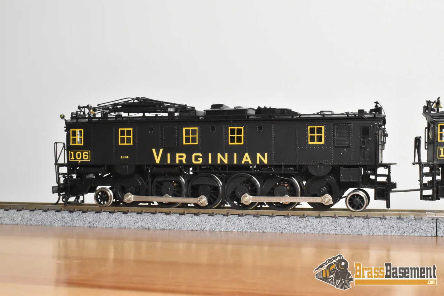 HO Brass - OMI Virginian Railway EL-3A Electric 3-Unit JackShaft Set - CPOMI - Nice Runner - Electric