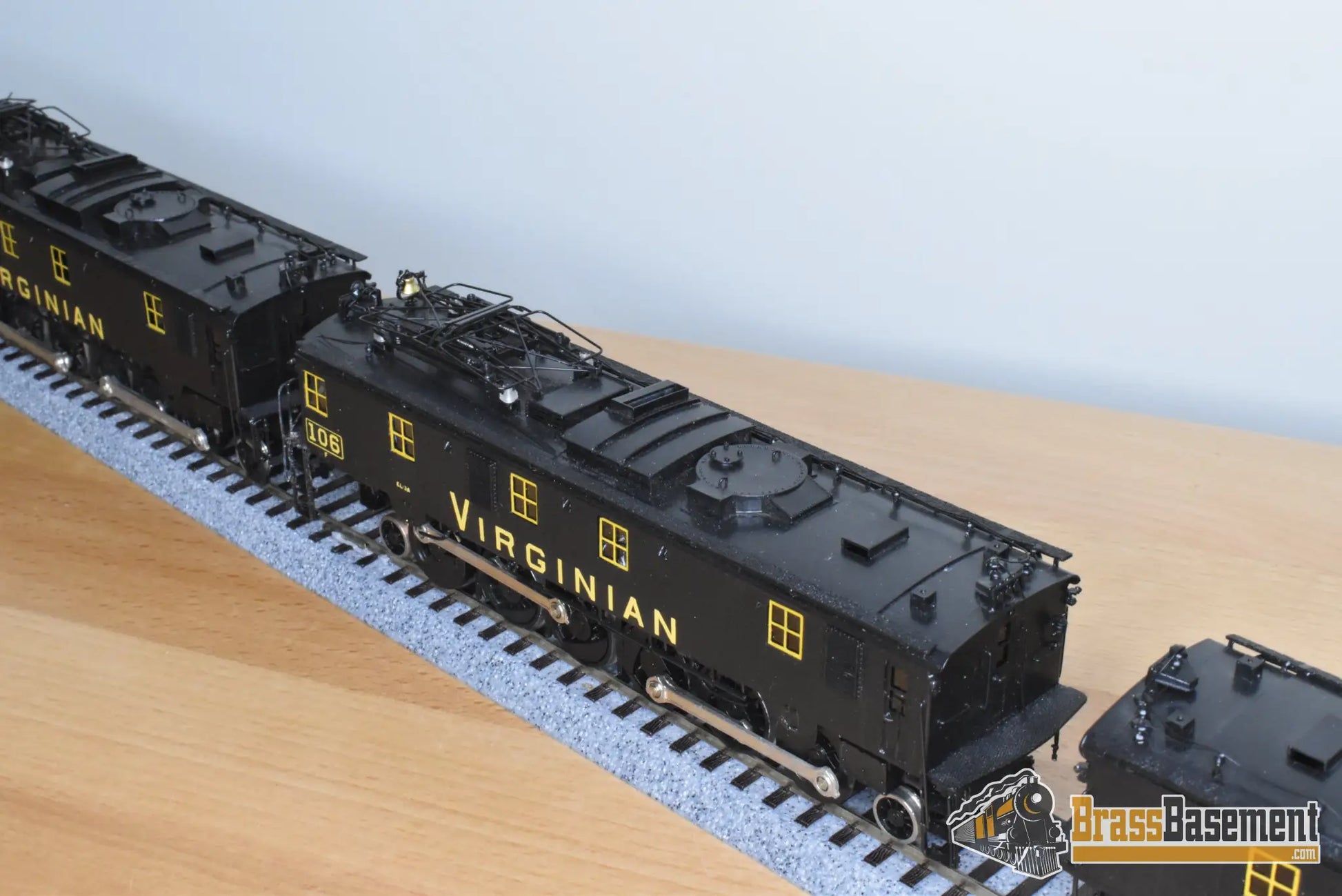 HO Brass - OMI Virginian Railway EL-3A Electric 3-Unit JackShaft Set - CPOMI - Nice Runner - Electric