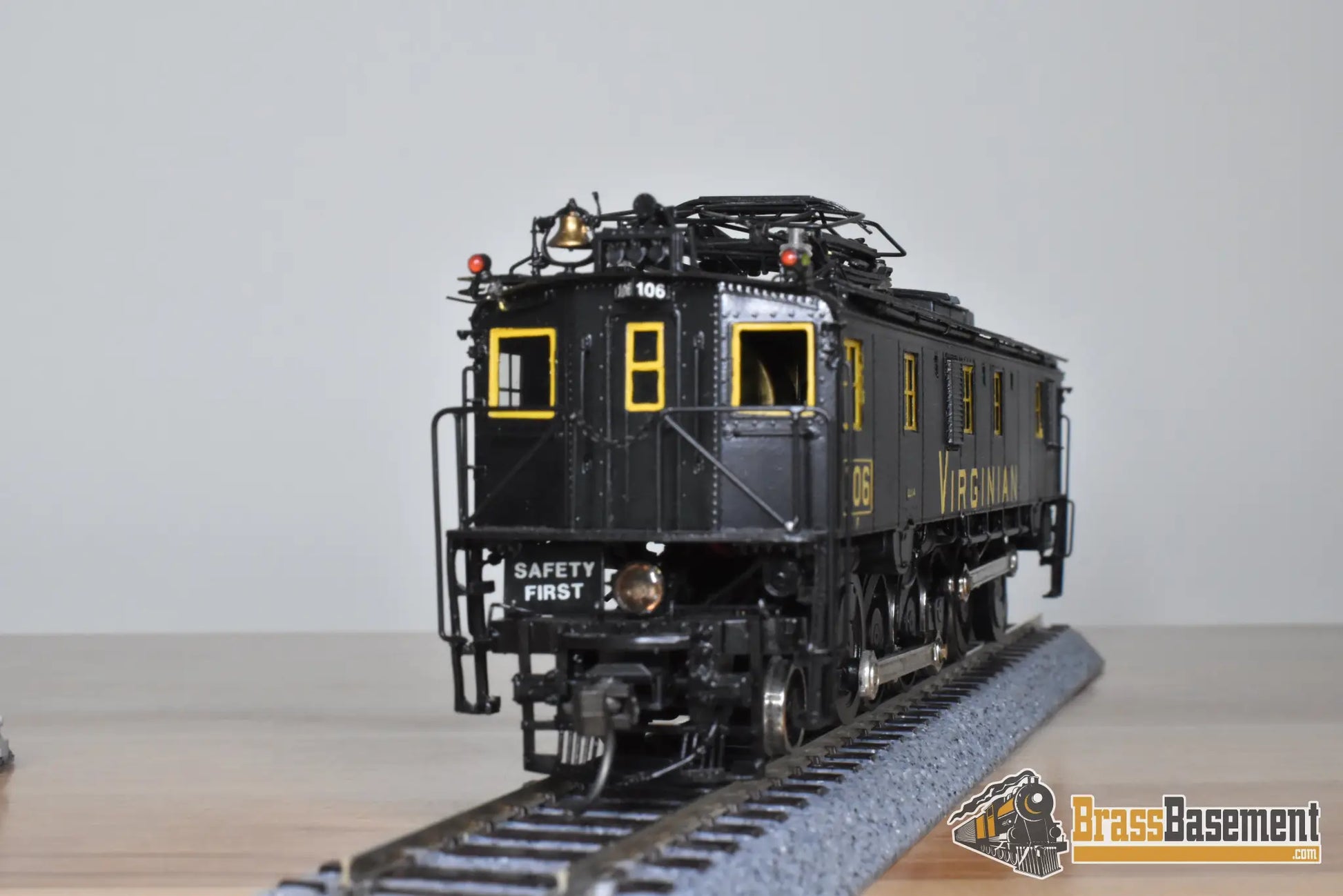 HO Brass - OMI Virginian Railway EL-3A Electric 3-Unit JackShaft Set - CPOMI - Nice Runner - Electric