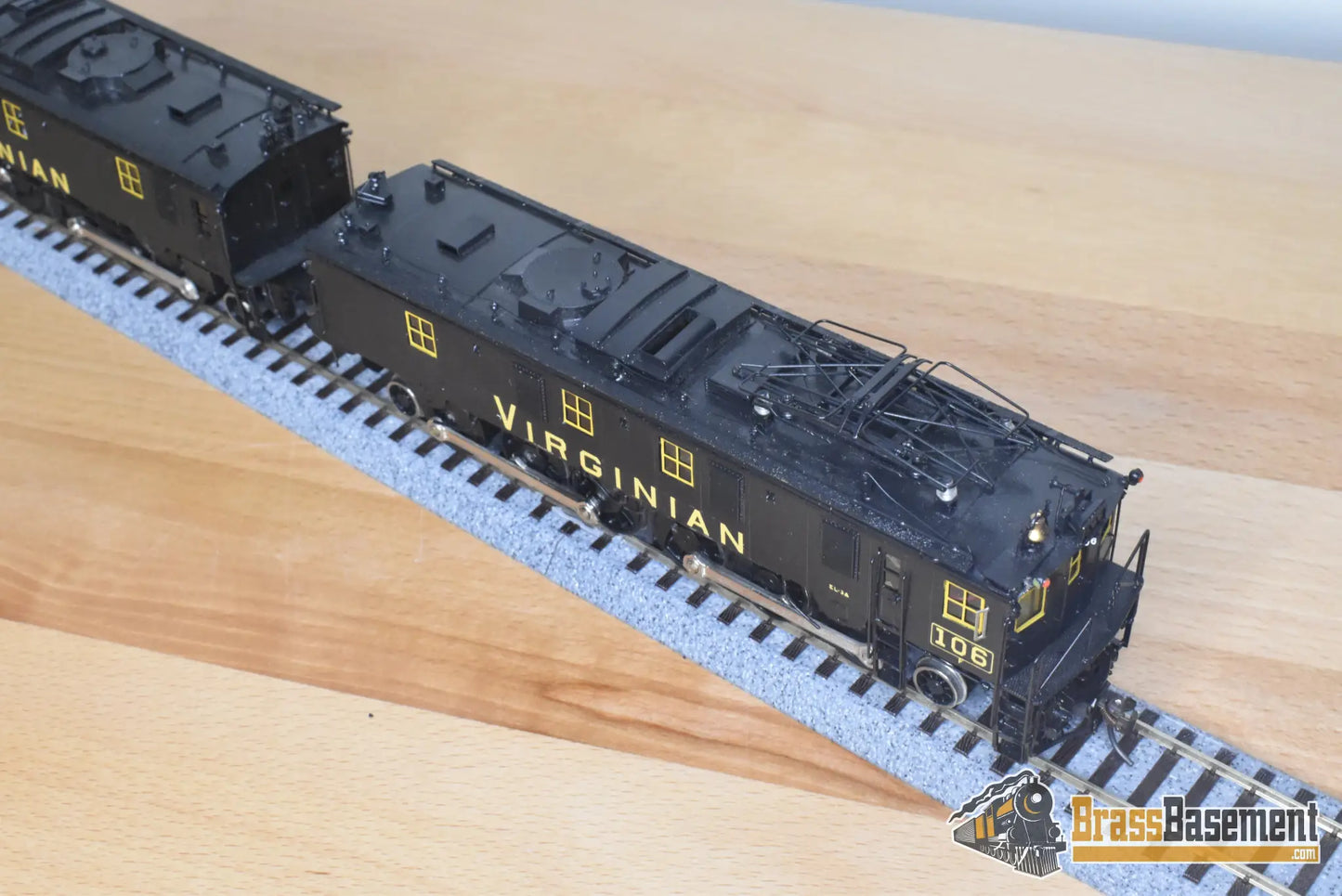 HO Brass - OMI Virginian Railway EL-3A Electric 3-Unit JackShaft Set - CPOMI - Nice Runner - Electric