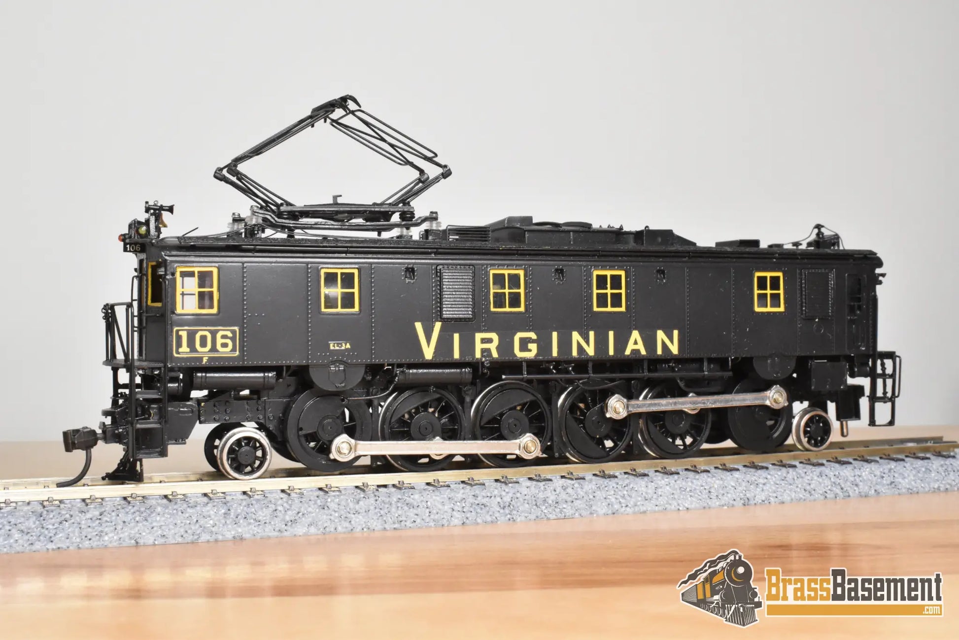 HO Brass - OMI Virginian Railway EL-3A Electric 3-Unit JackShaft Set - CPOMI - Nice Runner - Electric