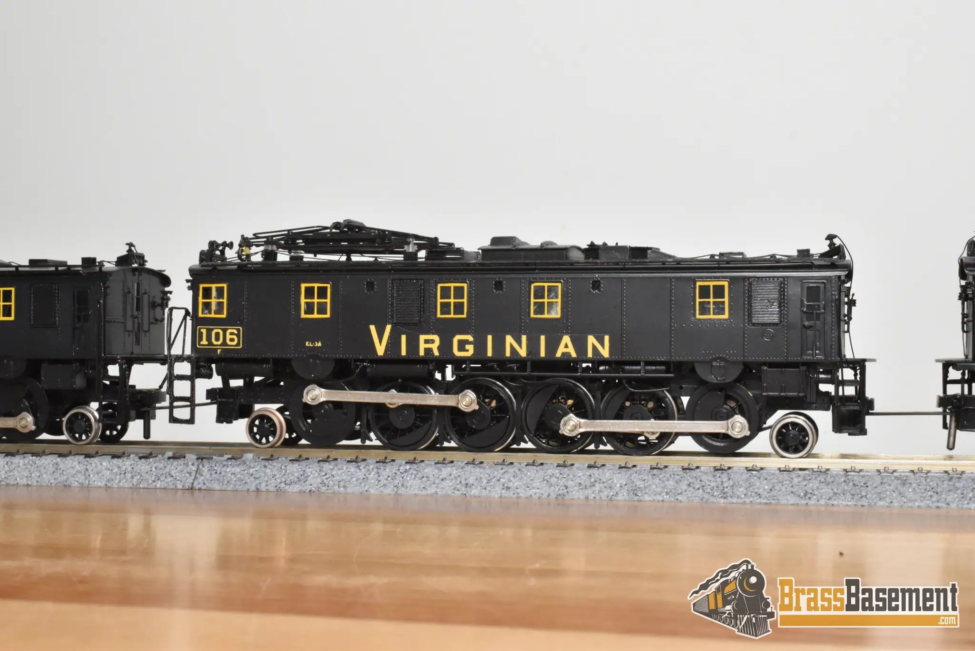 HO Brass - OMI Virginian Railway EL-3A Electric 3-Unit JackShaft Set - CPOMI - Nice Runner - Electric