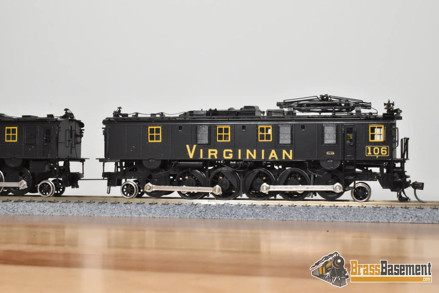 HO Brass - OMI Virginian Railway EL-3A Electric 3-Unit JackShaft Set - CPOMI - Nice Runner - Electric