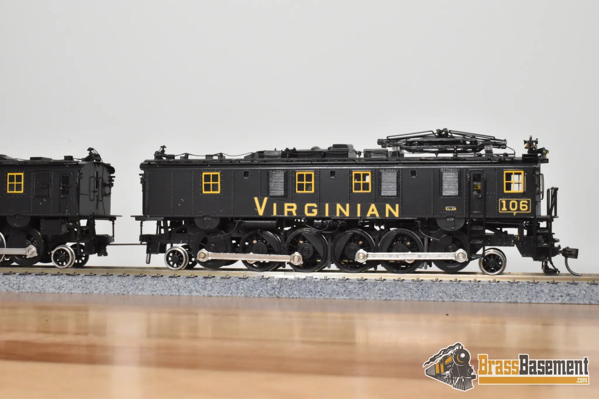 HO Brass - OMI Virginian Railway EL-3A Electric 3-Unit JackShaft Set - CPOMI - Nice Runner - Electric
