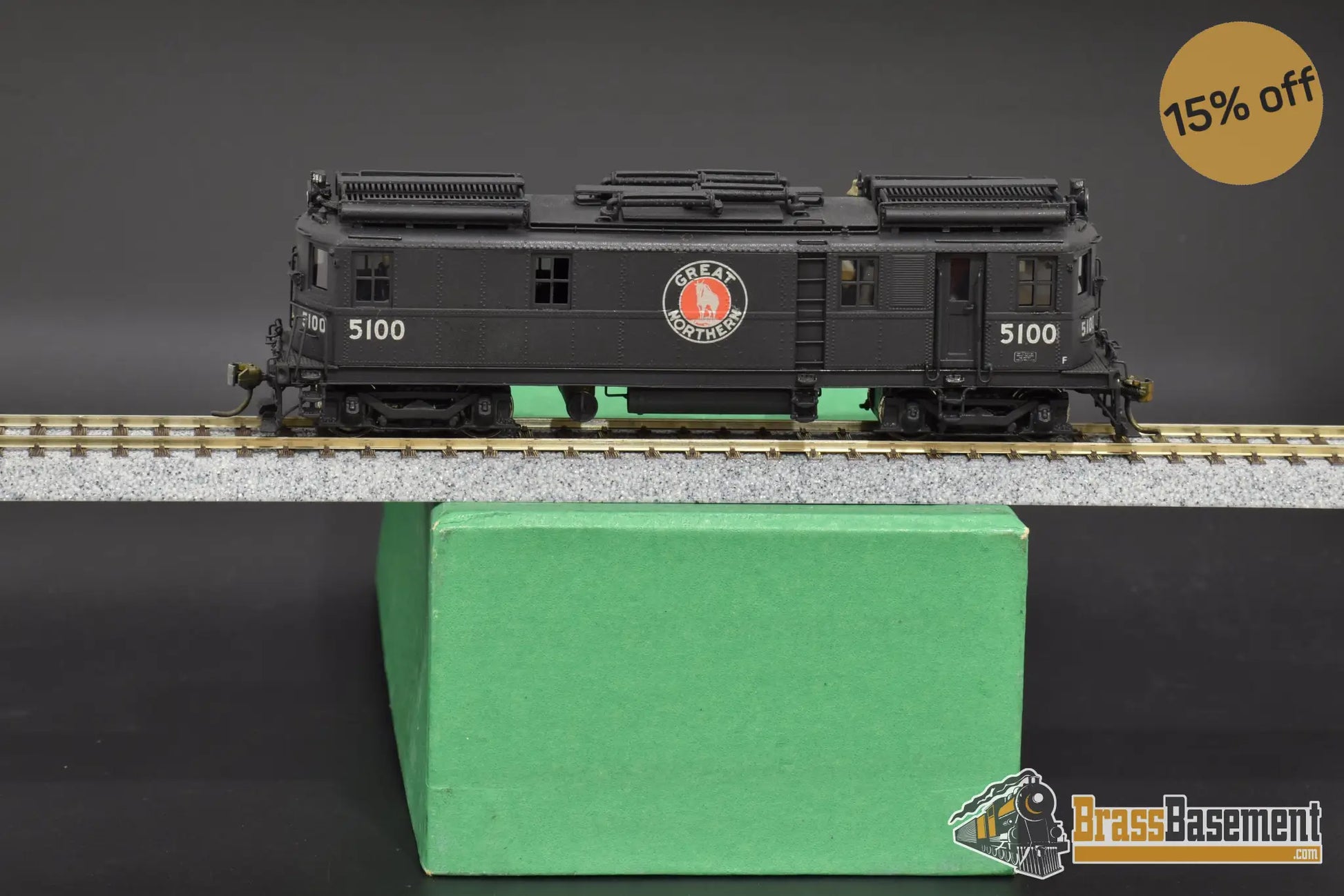 Ho Brass - Oriental 0593 Great Northern #5100 Oil Electric Locomotive Custom Paint Diesel