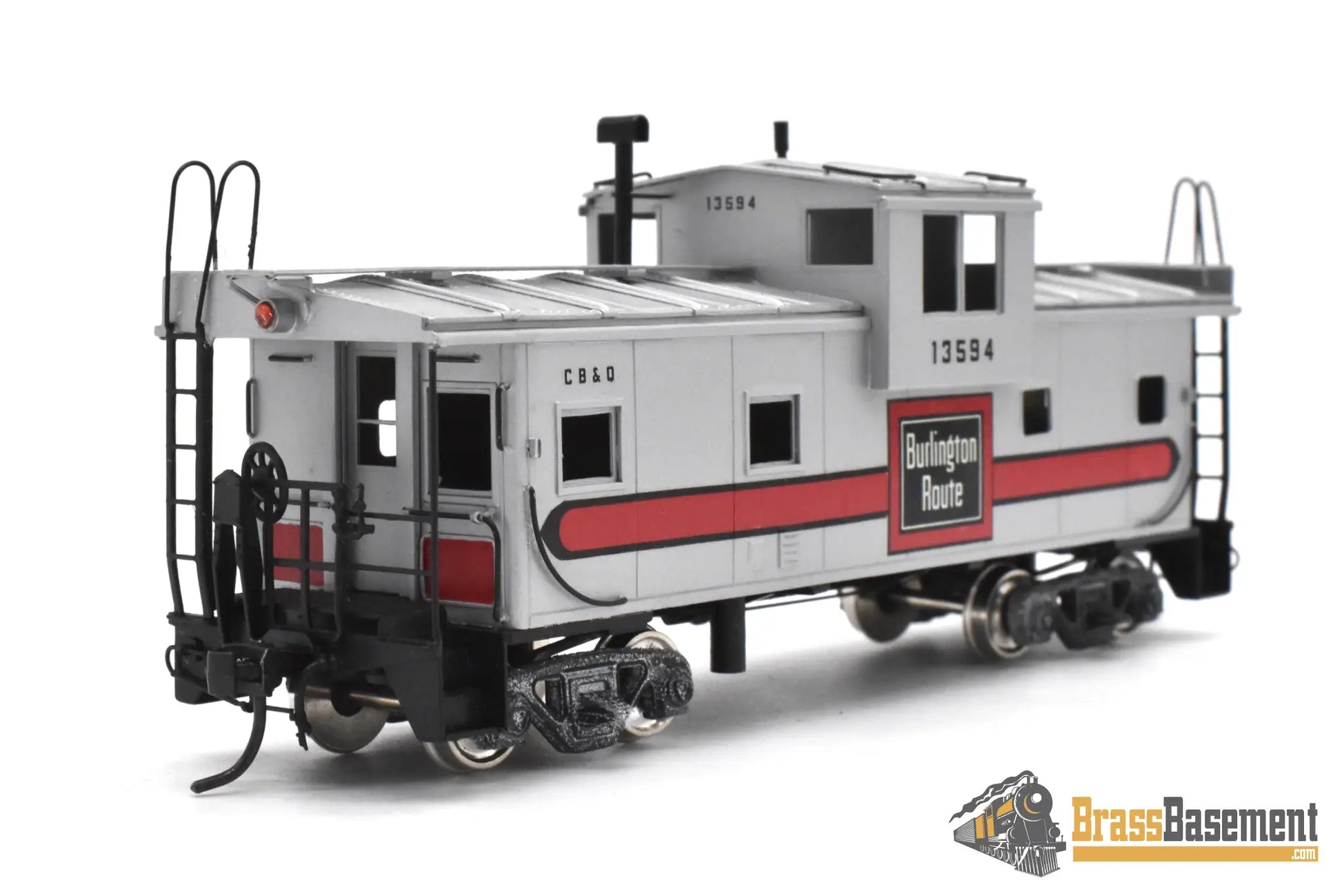 HO Brass - Oriental Burlington CB&Q NE-13 Caboose - Custom Painted Samhongsa Caboose