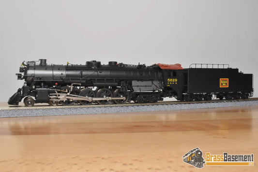 HO Brass - Oriental CB&Q Burlington O-5B 4-8-4 #5629 - FP Korea Brass Diesel