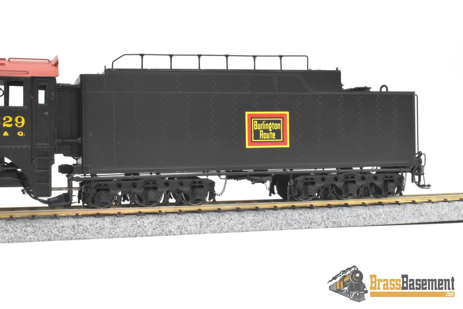HO Brass - Oriental CB&Q Burlington O-5B 4-8-4 #5629 - FP Korea Brass Diesel
