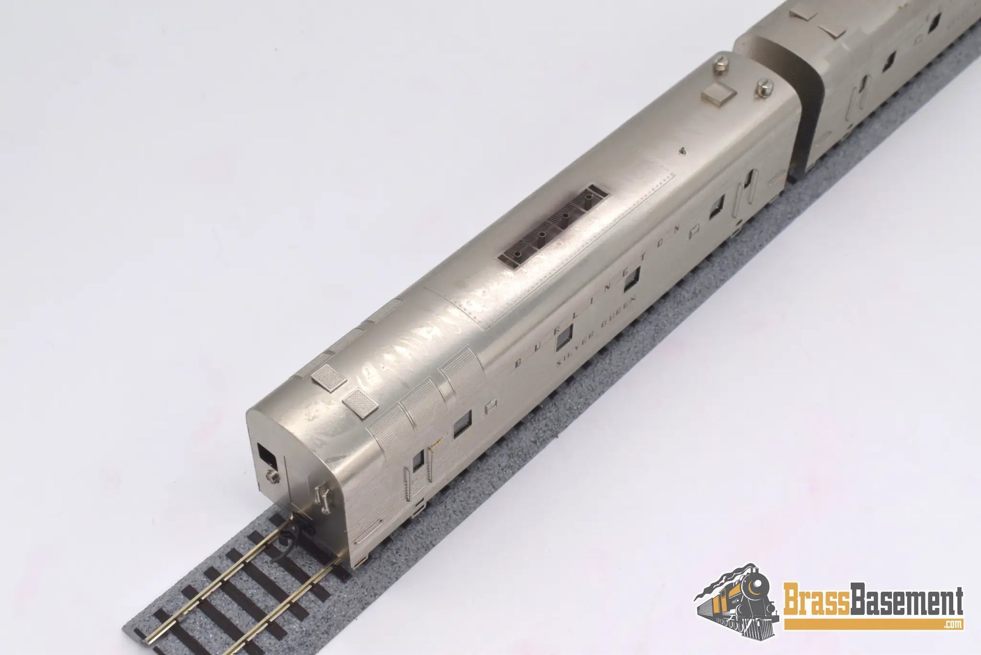 Ho Brass - Oriental Cb&Q Burlington ’Silver King’ & Queen’ A - B Set Plated Diesel