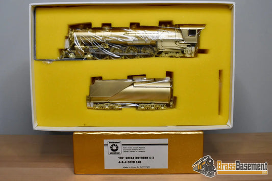 HO Brass - Oriental Great Northern S-2 4-8-4 Open Cab - Unpainted NEW Steam
