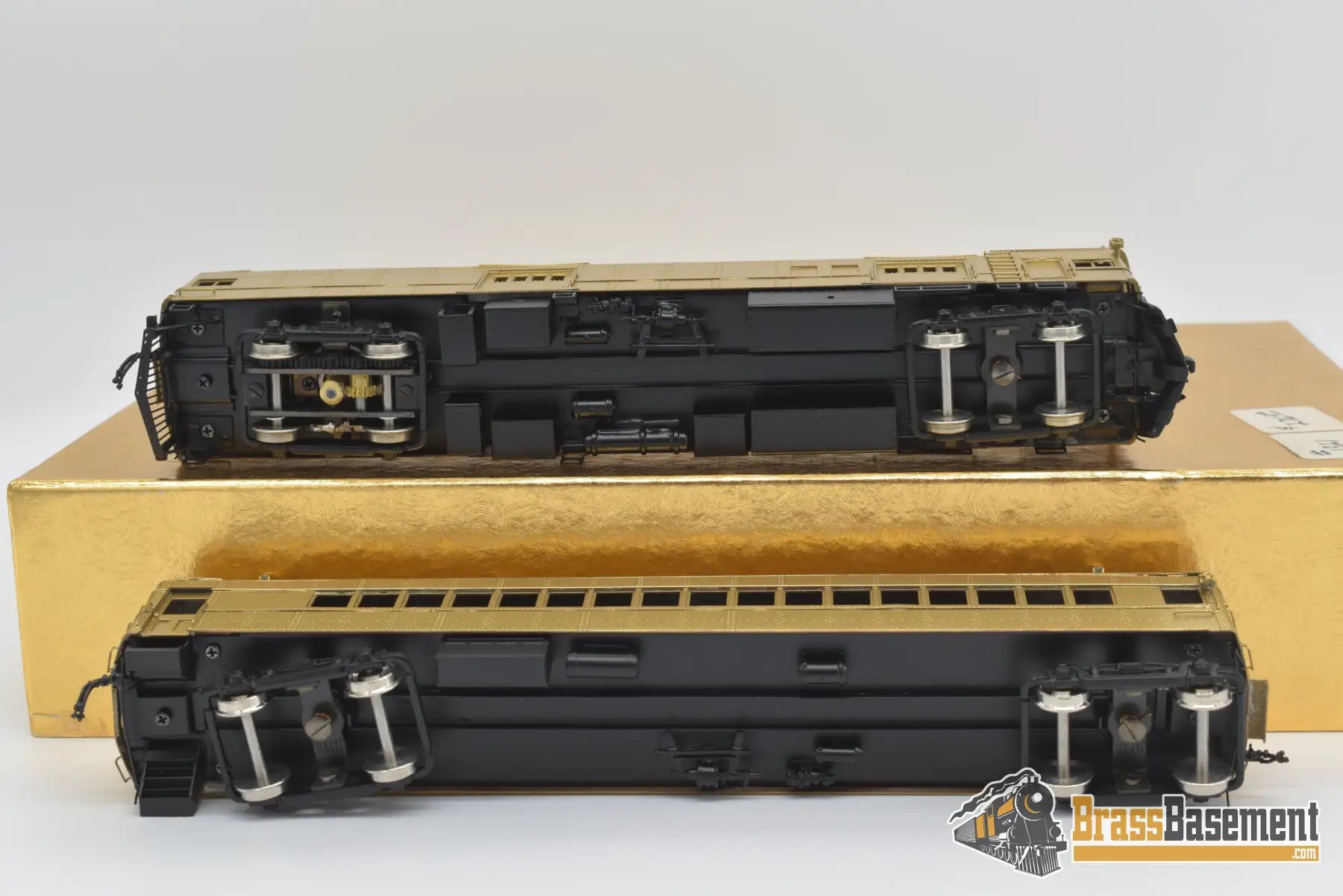 Ho Brass - Oriental Limited Great Northern Motor Car & Trailer Unpainted Mint Diesel