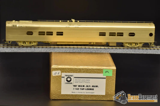 Ho Brass - Oriental Milwaukee Road Olympian Hiawatha #162 Tap Lounge Mint Passenger