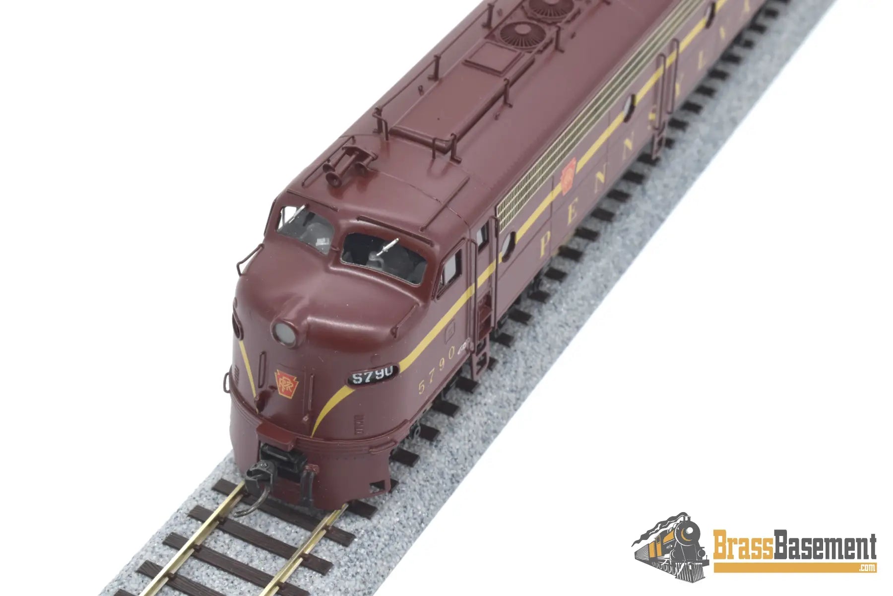Ho Brass - Oriental Pennsylvania Prr E8 W/ Trainphone Pro Custom Paint 1960S Era Diesel
