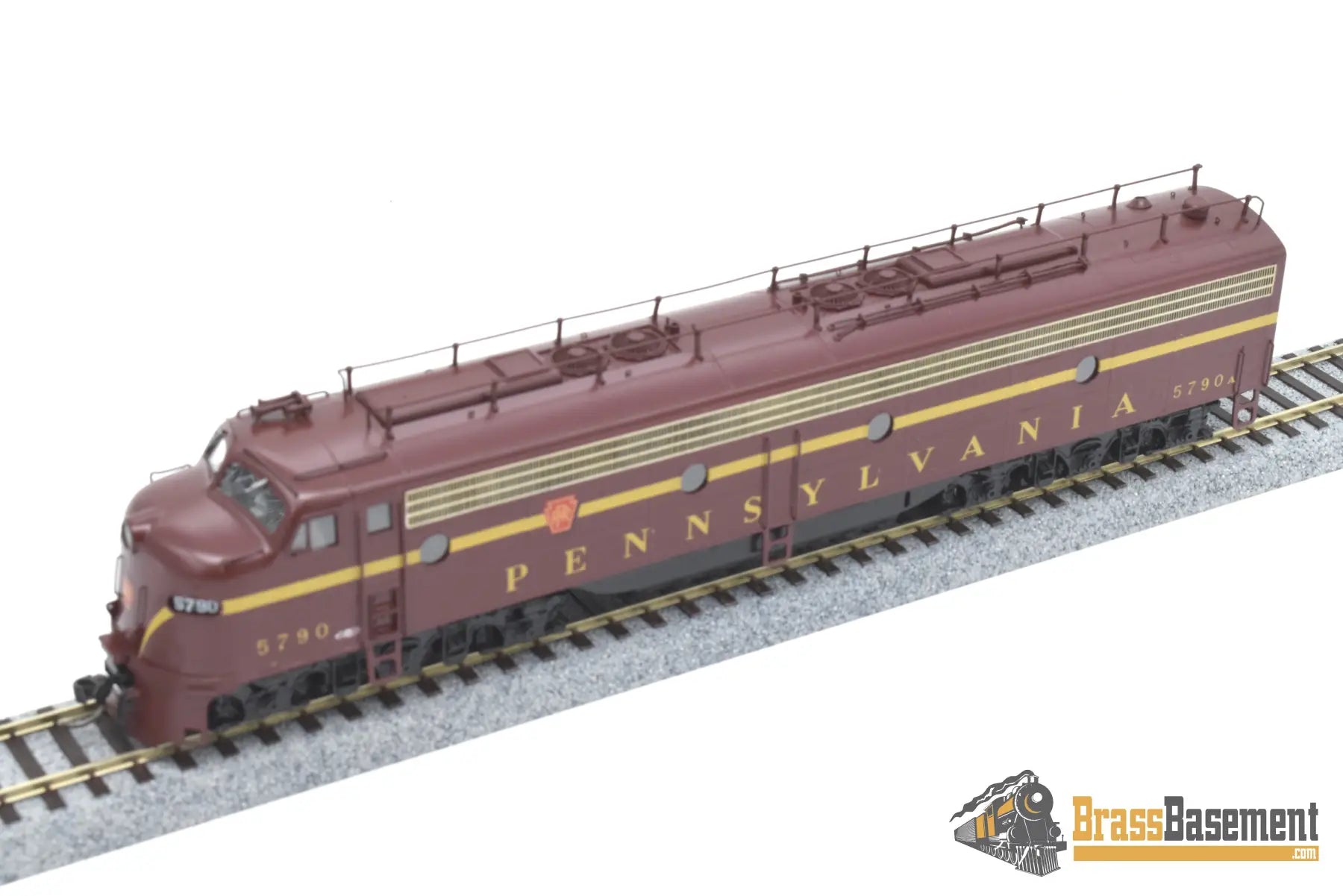 Ho Brass - Oriental Pennsylvania Prr E8 W/ Trainphone Pro Custom Paint 1960S Era Diesel
