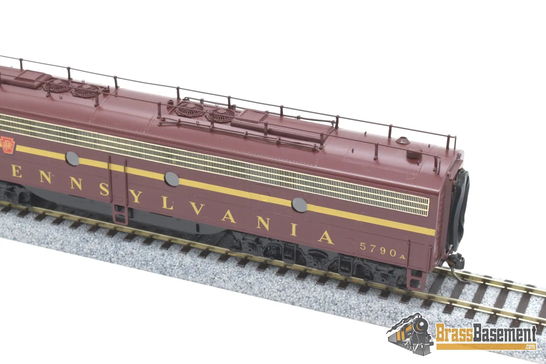 Ho Brass - Oriental Pennsylvania Prr E8 W/ Trainphone Pro Custom Paint 1960S Era Diesel
