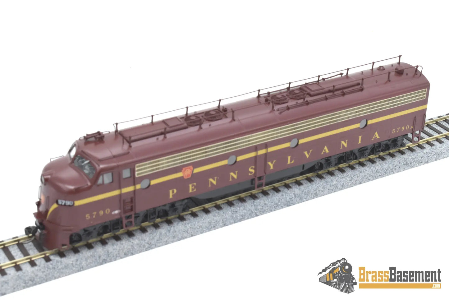 Ho Brass - Oriental Pennsylvania Prr E8 W/ Trainphone Pro Custom Paint 1960S Era Diesel