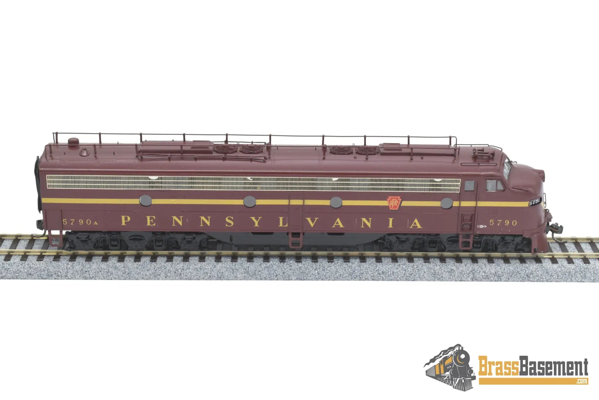 Ho Brass - Oriental Pennsylvania Prr E8 W/ Trainphone Pro Custom Paint 1960S Era Diesel