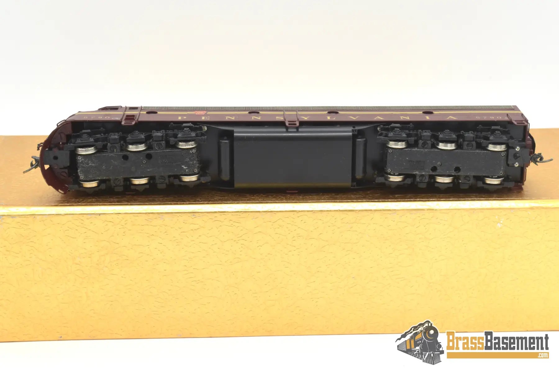 Ho Brass - Oriental Pennsylvania Prr E8 W/ Trainphone Pro Custom Paint 1960S Era Diesel