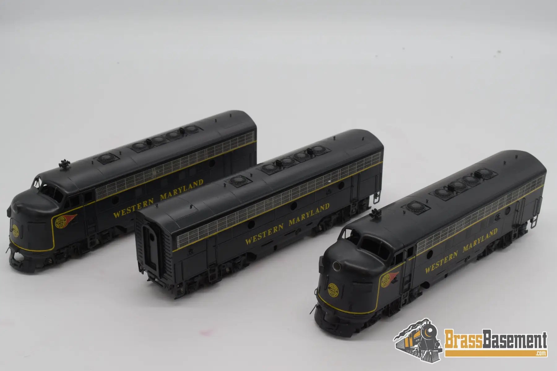 Ho Brass - Oriental Western Maryland Wm F7 Aba Set Mint Diesel