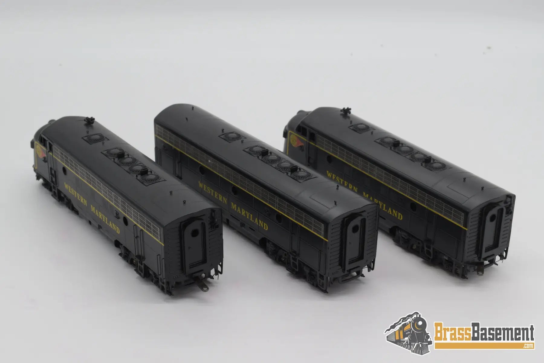 Ho Brass - Oriental Western Maryland Wm F7 Aba Set Mint Diesel