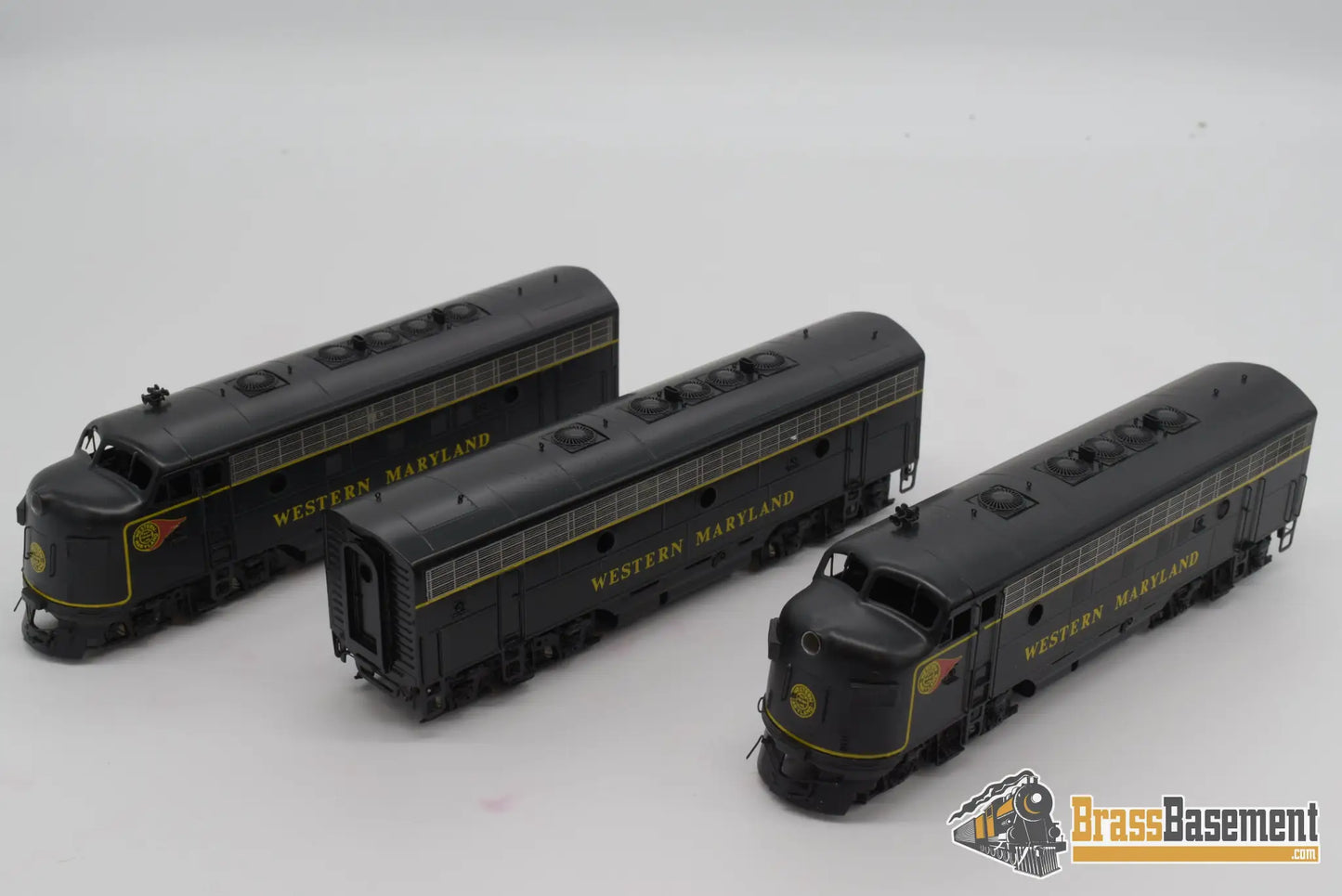 Ho Brass - Oriental Western Maryland Wm F7 Aba Set Mint Diesel