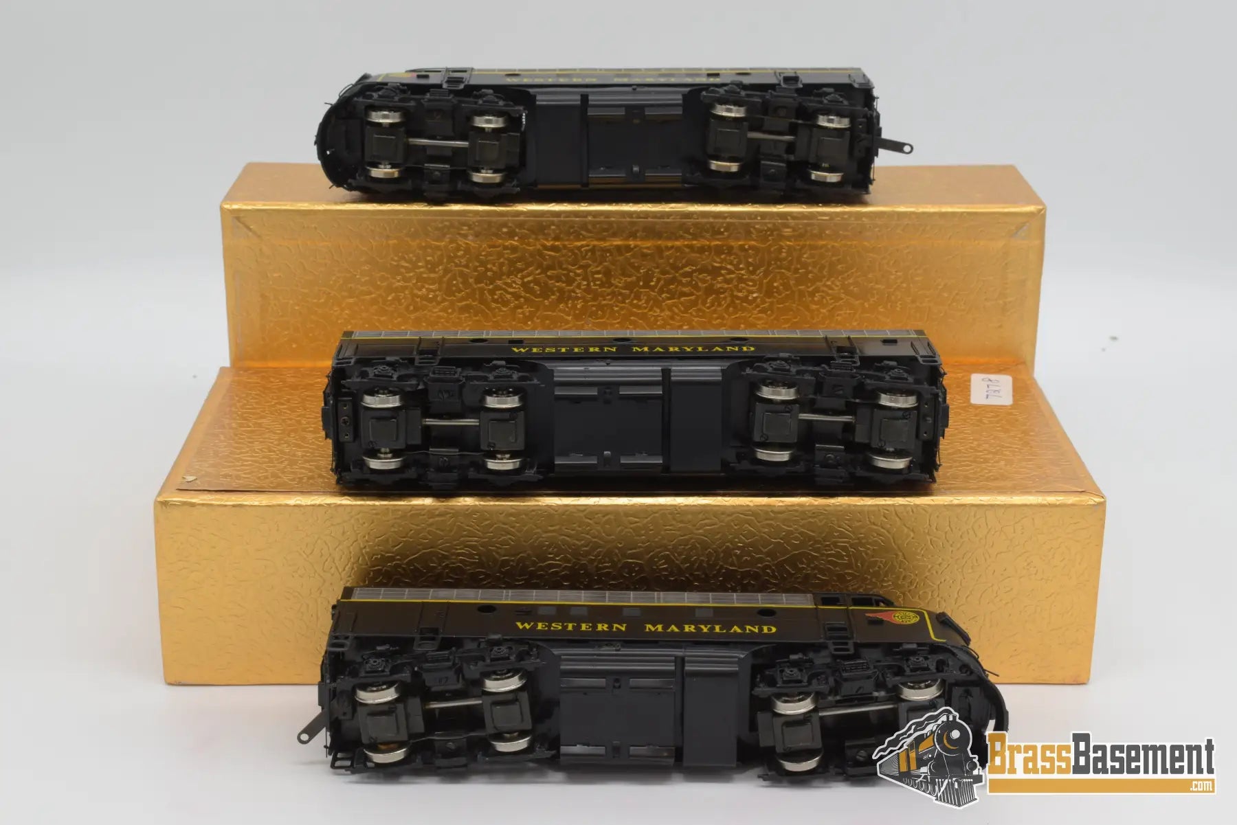 Ho Brass - Oriental Western Maryland Wm F7 Aba Set Mint Diesel
