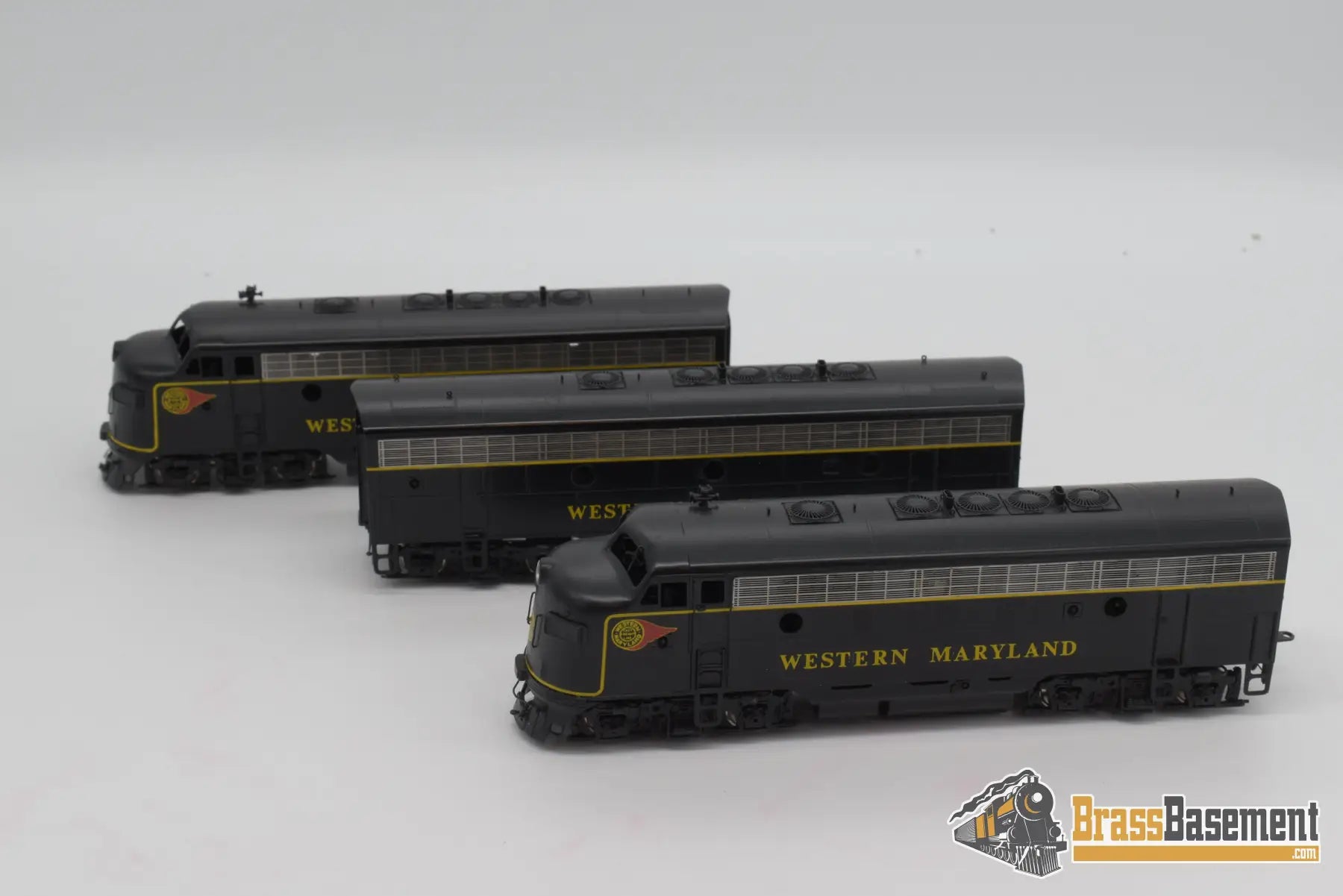 Ho Brass - Oriental Western Maryland Wm F7 Aba Set Mint Diesel