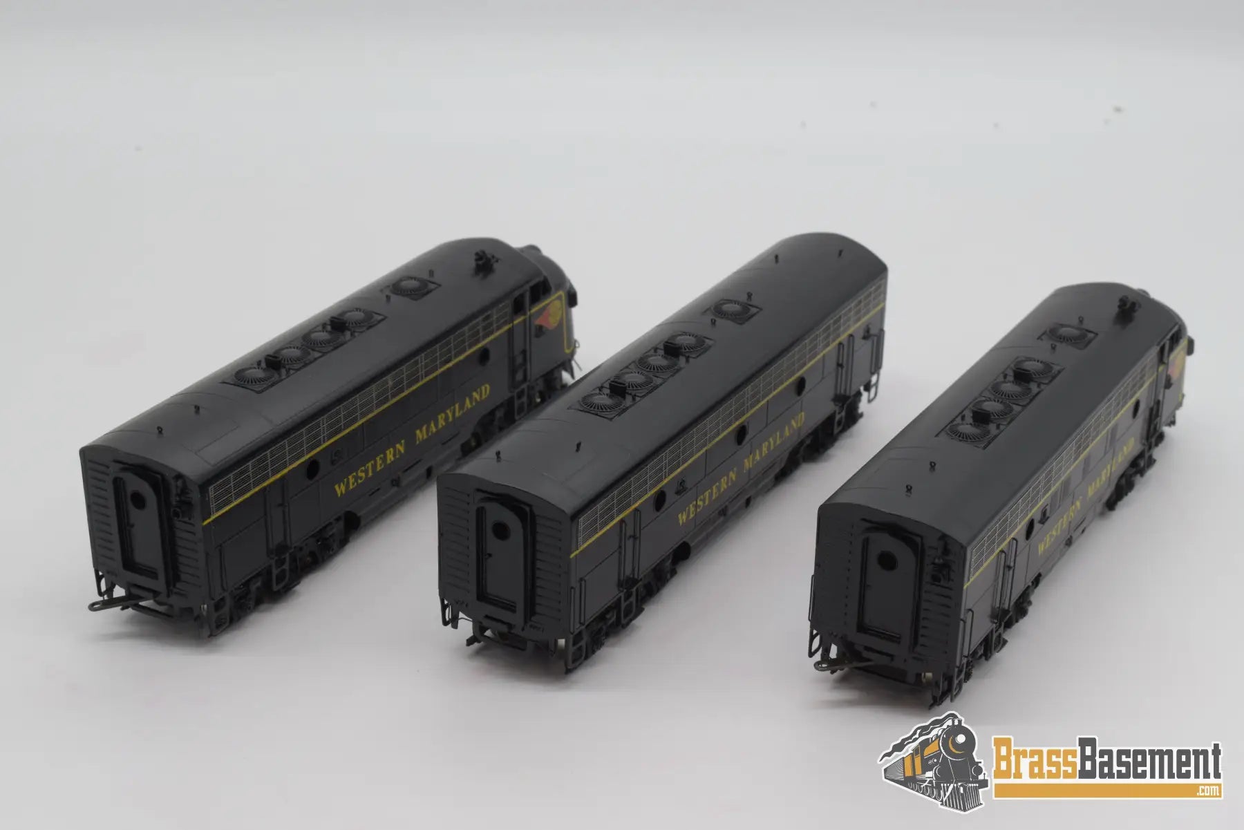 Ho Brass - Oriental Western Maryland Wm F7 Aba Set Mint Diesel