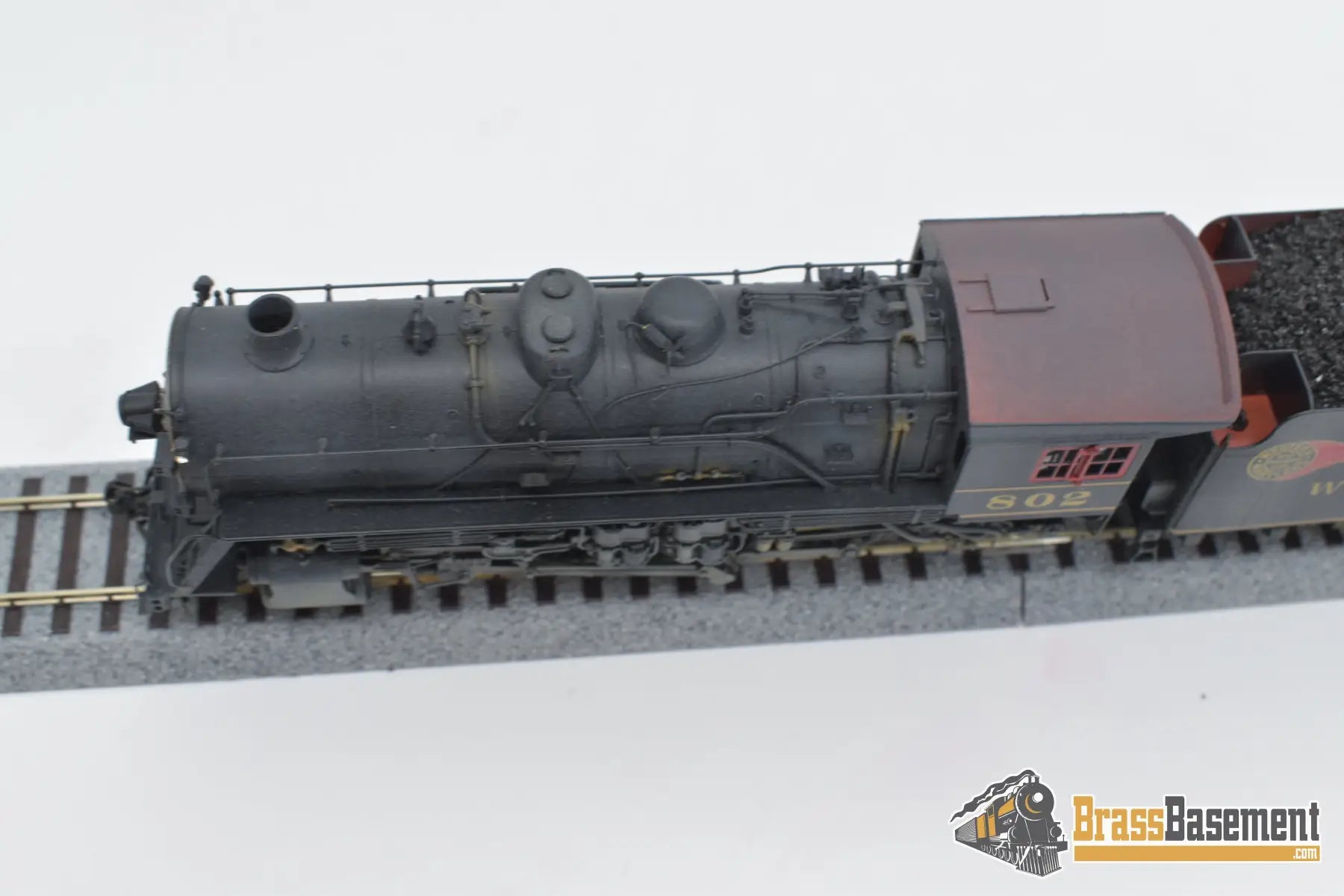 Ho Brass - Ortl Western Maryland 2 - 8 - 0 H - 9 W/ Steam Ejector Factory Painted / Weathered